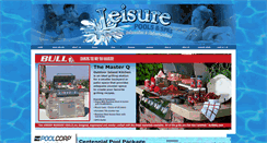 Desktop Screenshot of leisurepoolandspas.com
